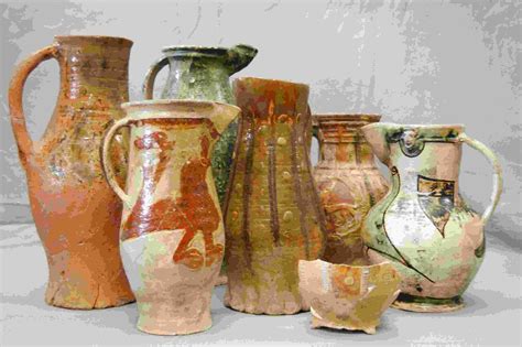 reproduction medieval pottery for sale.